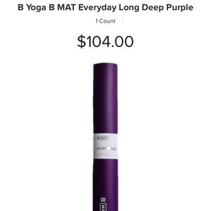 The B mat (long yoga mat)